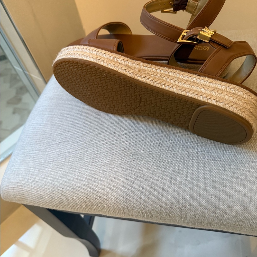 Michael Kors Brown Espadrille Wedges